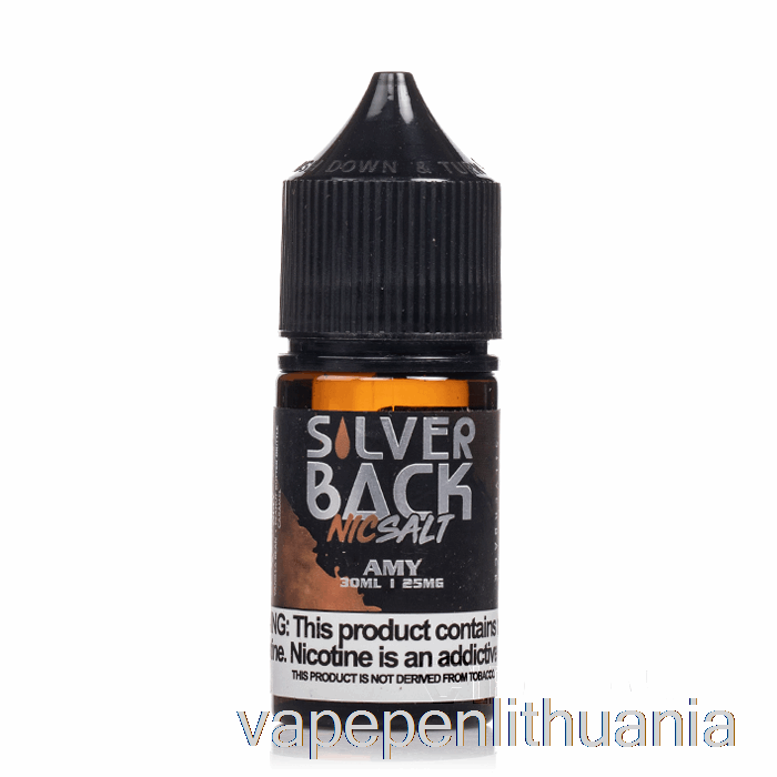 Amy – Sidabrinių Nugarėlių Sulčių Bendradarbis. Druskos - 30ml 45mg Vape Skysčio